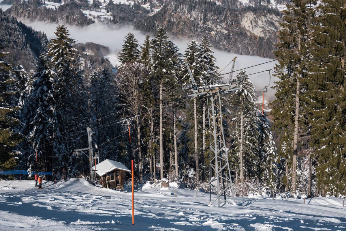 Schlepplift Vacca, Januar 2024