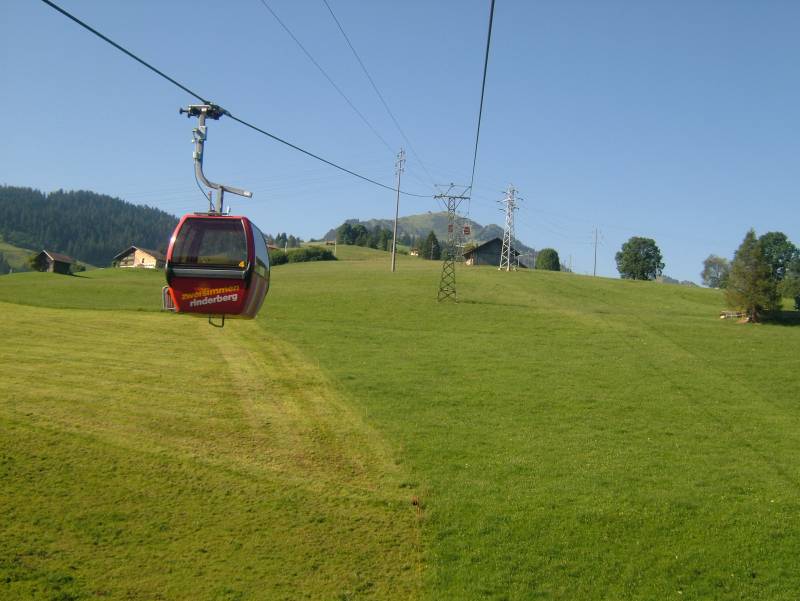 Kabinenbahn Zweisimmen-Eggweid, Juli 2006