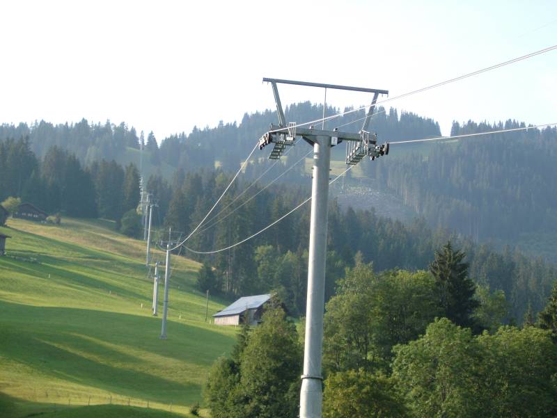 Kabinenbahn Gstaad-Wispile, Juli 2006
