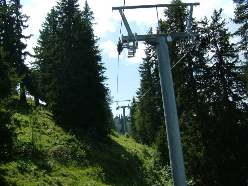 Kabinenbahn Gstaad-Wispile, Juli 2006