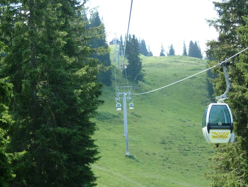 Kabinenbahn Gstaad-Wispile, Juli 2006