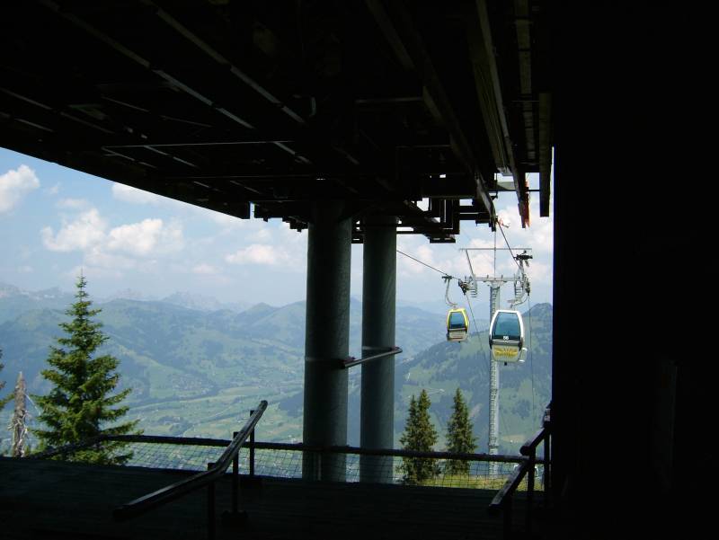 Kabinenbahn Gstaad-Wispile, Juli 2006