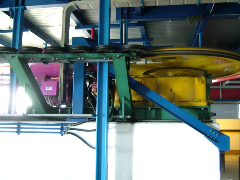 Antrieb der Kabinenbahn Schönried-Rellerli, Juli 2006