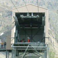 Bergstation der Luftseilbahn Gsteig-Sanetsch, Juli 2006