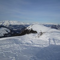Aussicht Richtung Safiental und Richtung Norden, Dezember 2011