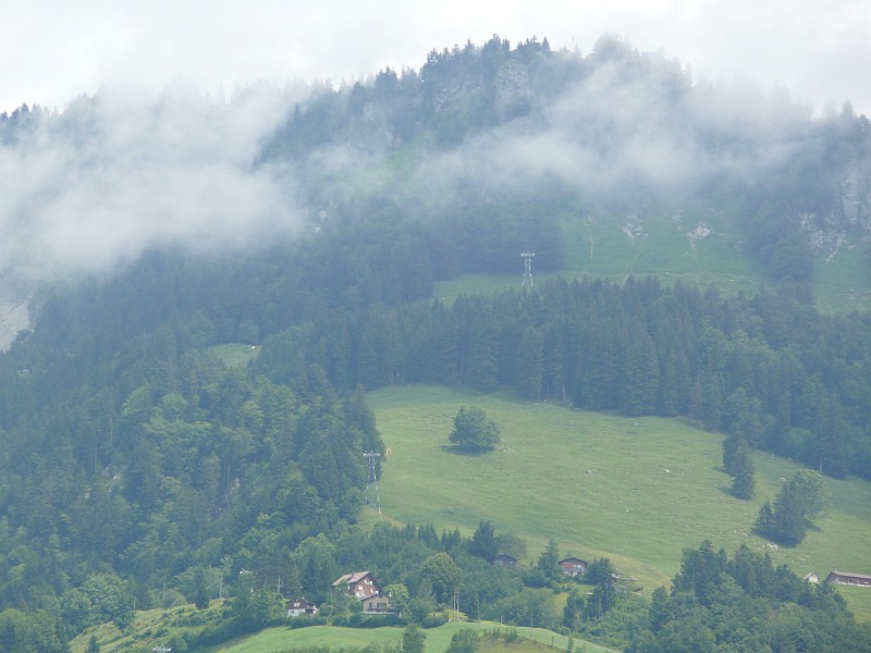 Luftseilbahn Huserenberg-Rothenflue, Juli 2008