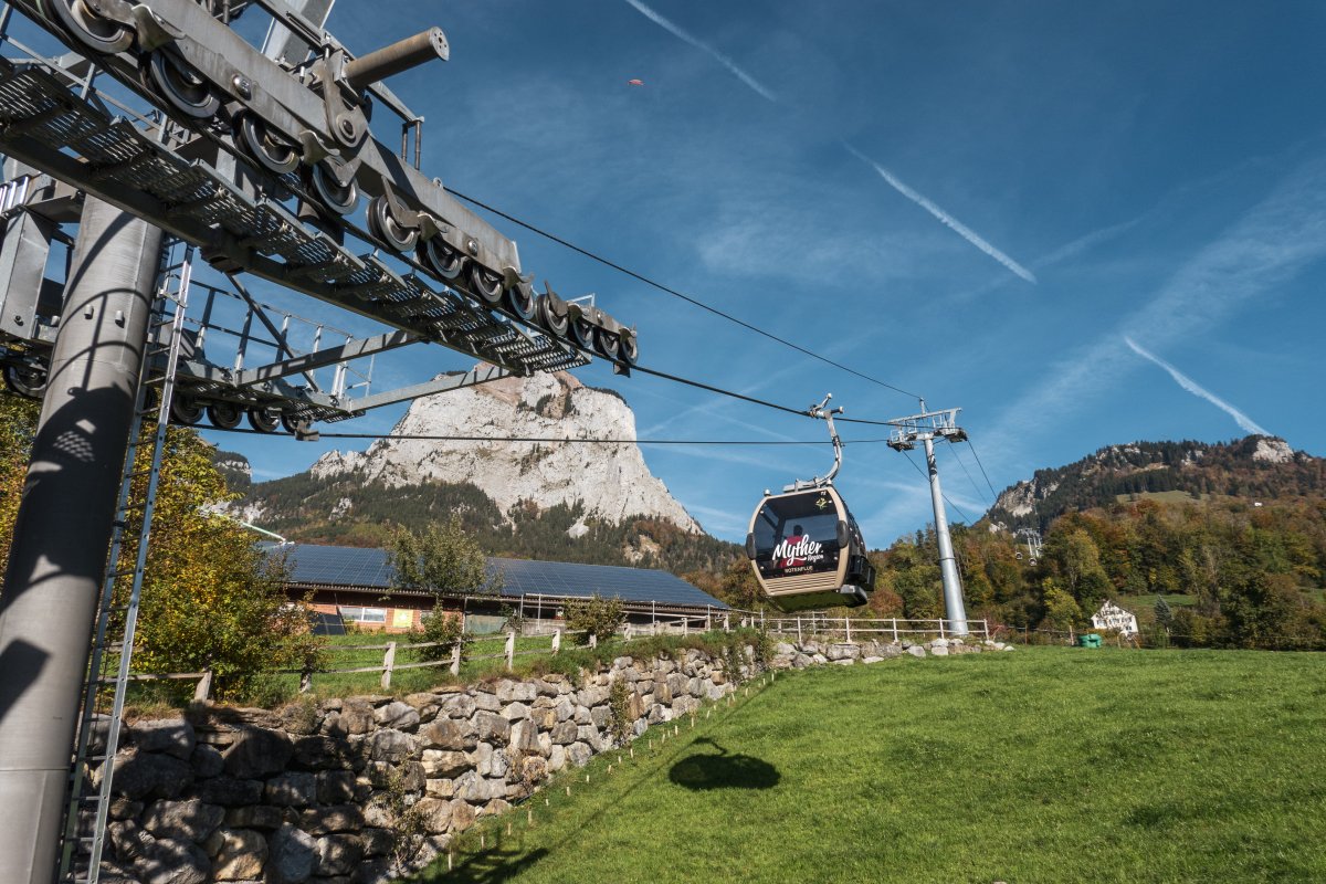 Kabinenbahn Rickenbach-Rotenflue, Oktober 2022