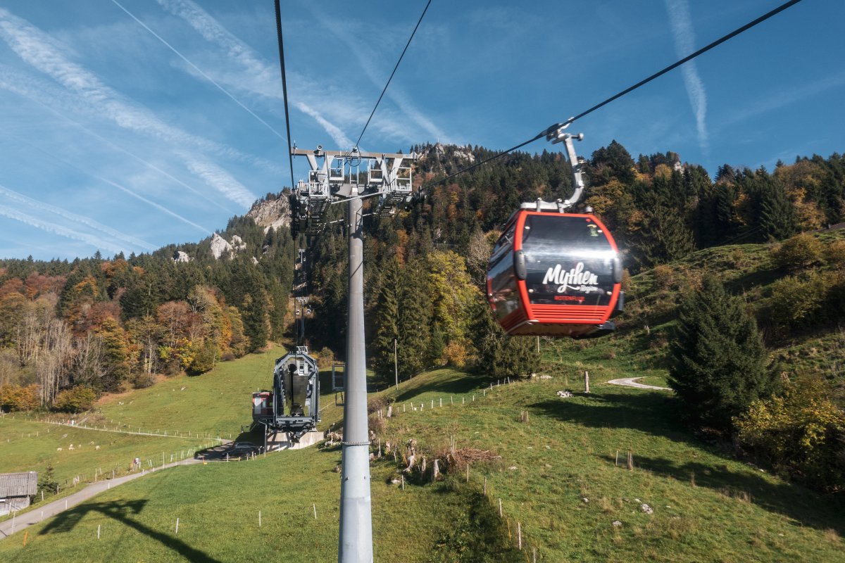 Kabinenbahn Rickenbach-Rotenflue, Oktober 2022