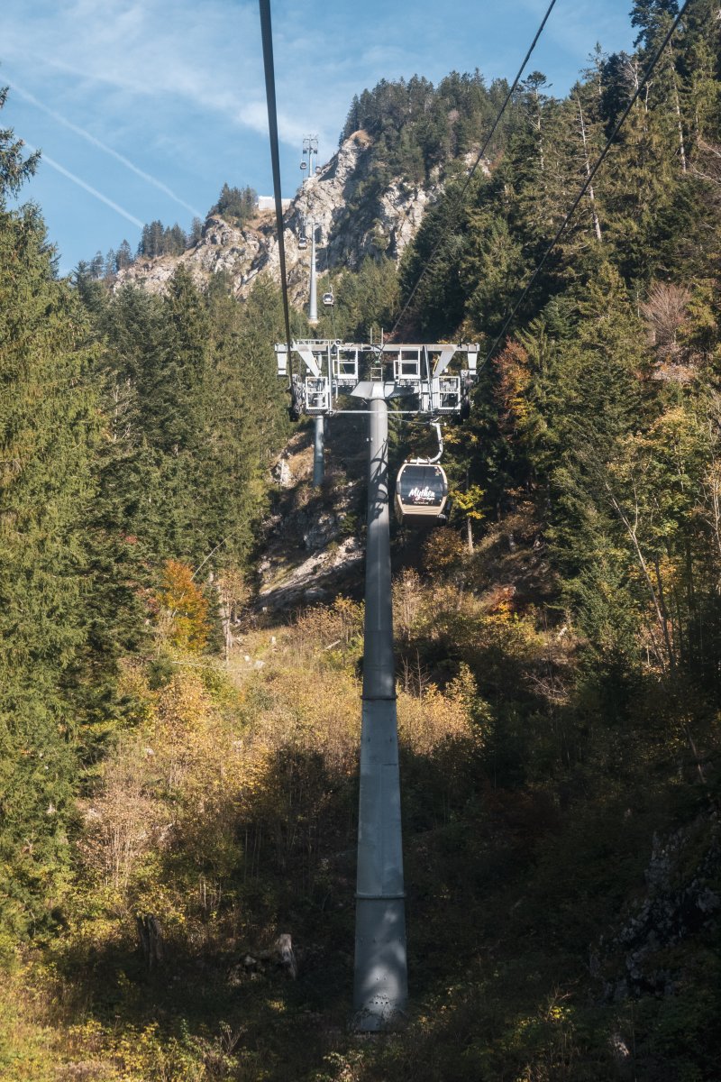 Kabinenbahn Rickenbach-Rotenflue, Oktober 2022