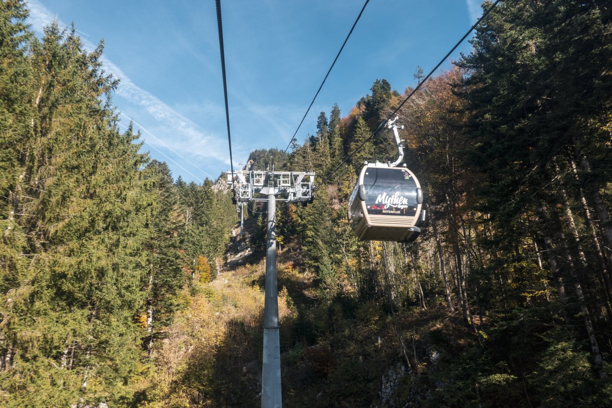 Kabinenbahn Rickenbach-Rotenflue, Oktober 2022