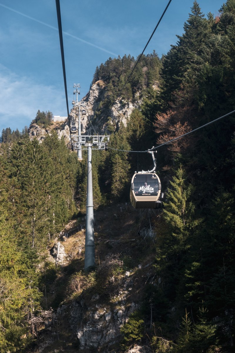 Kabinenbahn Rickenbach-Rotenflue, Oktober 2022