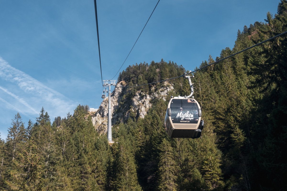 Kabinenbahn Rickenbach-Rotenflue, Oktober 2022