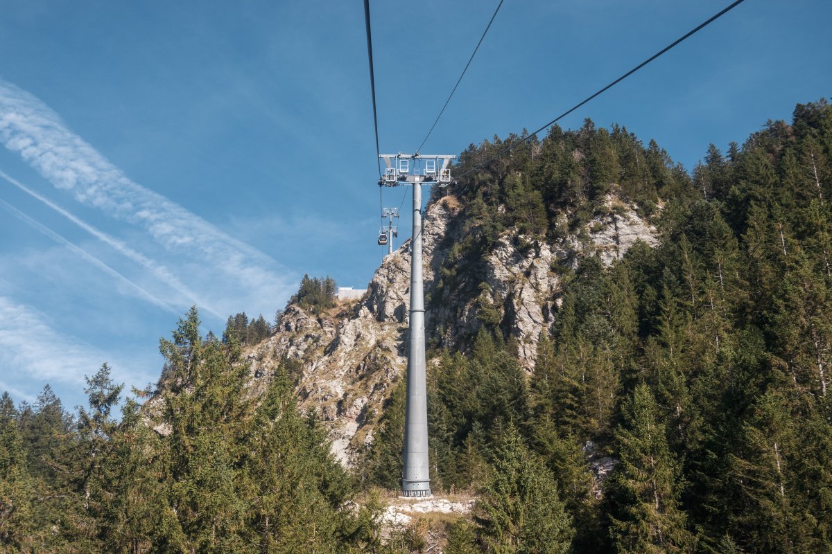 Kabinenbahn Rickenbach-Rotenflue, Oktober 2022