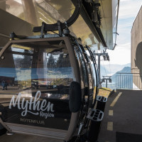 Bergstation der Kabinenbahn Rickenbach-Rotenflue, Oktober 2022