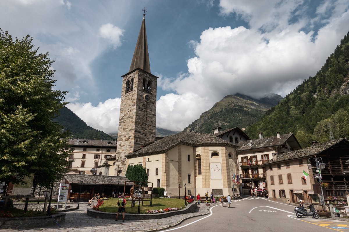 Dorfzentrum von Alagna