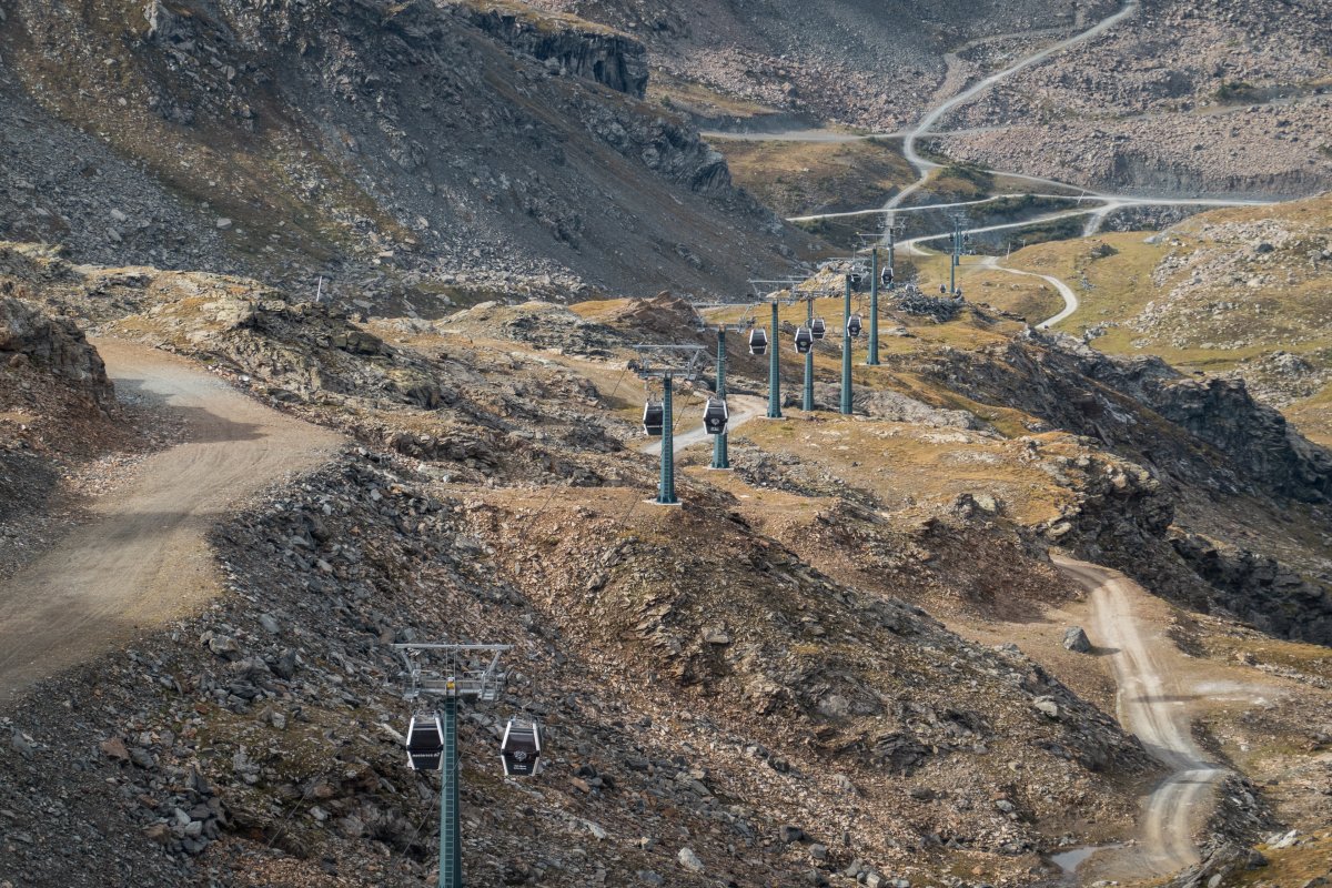 Kabinenbahn von Gressoney am Passo dei Salati