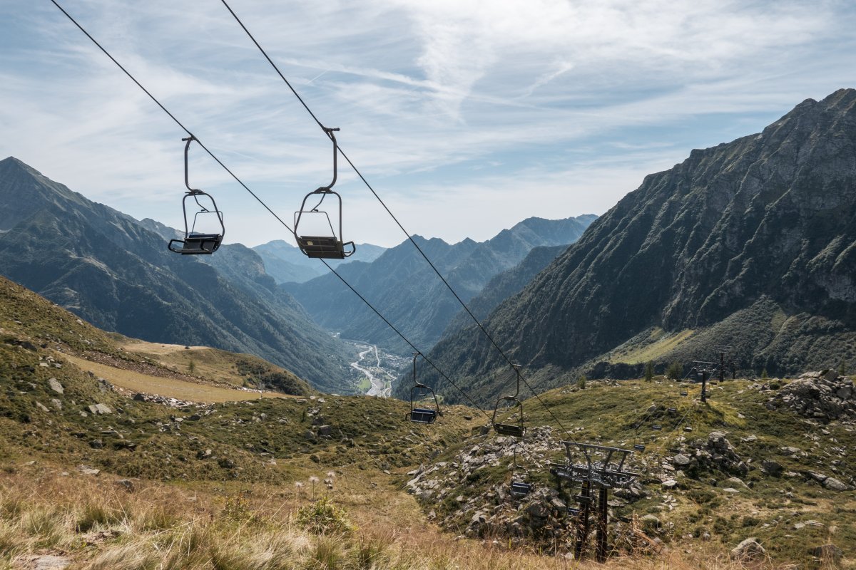 Sesselbahn zur Bocchetta delle Pisse