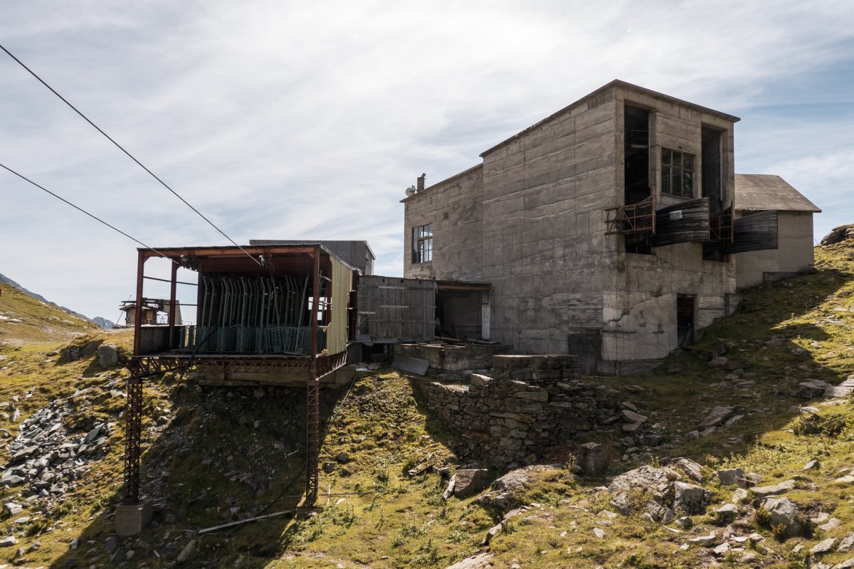 Seilbahn-Ruine an der Bocchetta delle Pisse