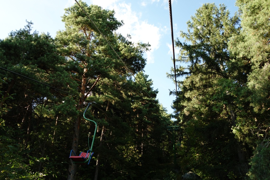 Sesselbahn Algund-Vellau, Oktober 2013