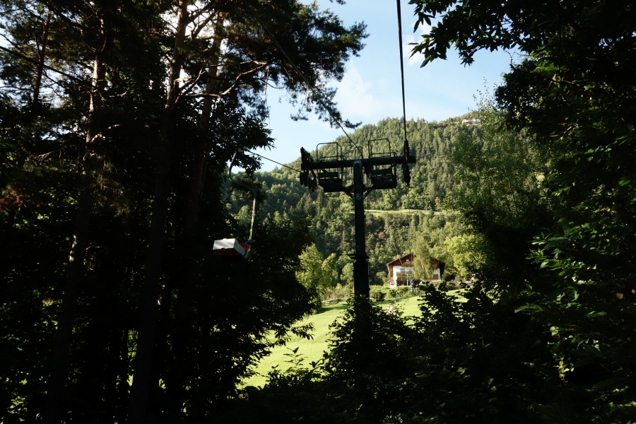 Sesselbahn Algund-Vellau, Oktober 2013