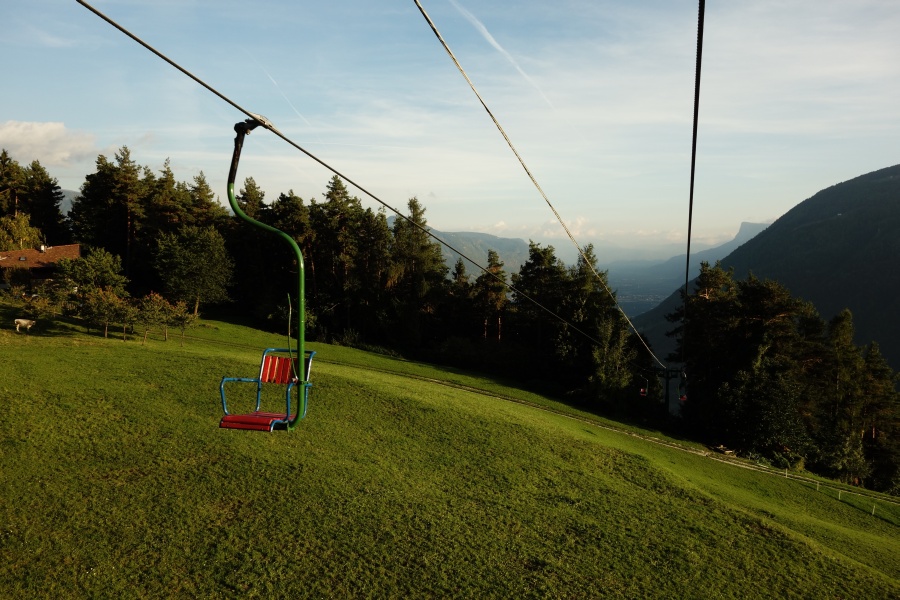 Sesselbahn Algund-Vellau, Oktober 2013