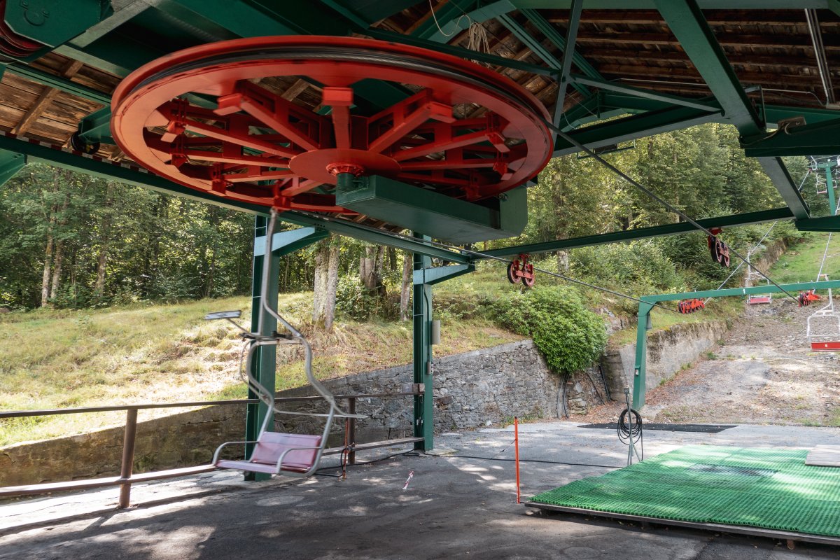 Talstation der Sesselbahn Scopello-Alpe di Mera, September 2023