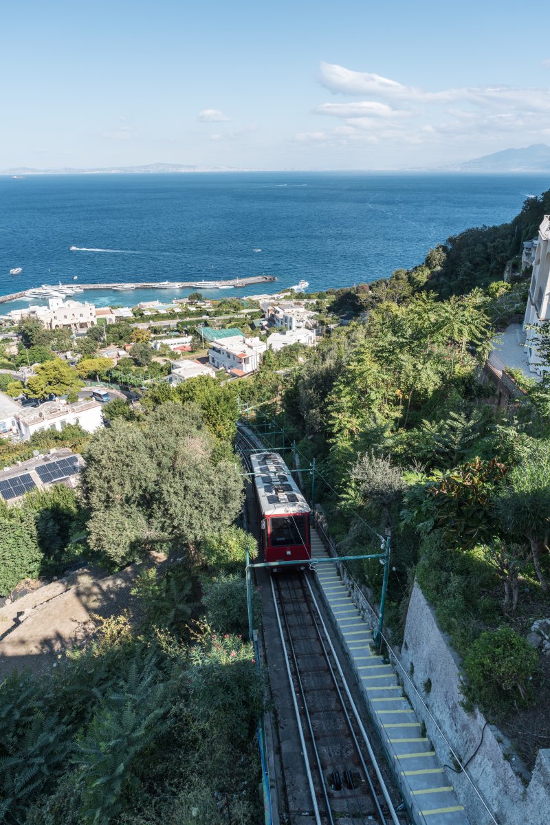 Standseilbahn Marina Grande-Capri, Oktober 2025