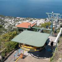 Bergstation der Sesselbahn Anacapri-Monte Solaro, Oktober 2025