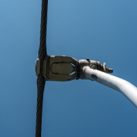 Klemme der Sesselbahn Anacapri-Monte Solaro, Oktober 2025