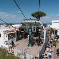 Talstation der Sesselbahn Anacapri-Monte Solaro, Oktober 2025