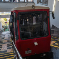 Bergstation der Standseilbahn Marina Grande-Capri, Oktober 2025