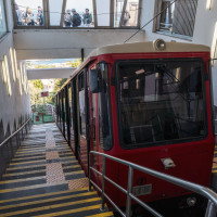 Bergstation der Standseilbahn Marina Grande-Capri, Oktober 2025