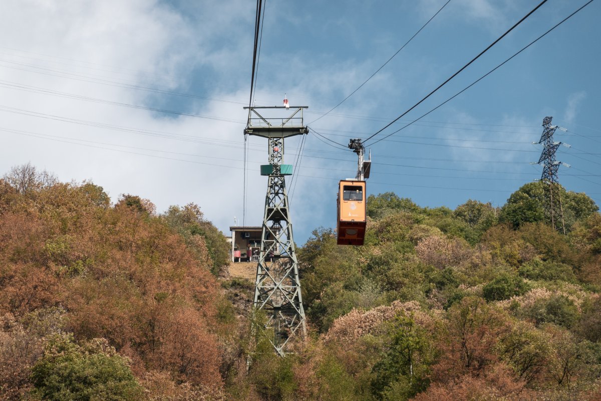 Seilbahn von Argegno nach Pigra