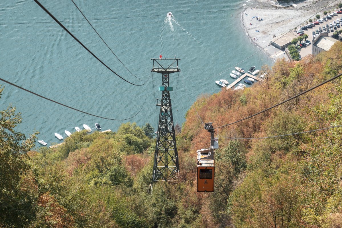 Seilbahn von Argegno nach Pigra