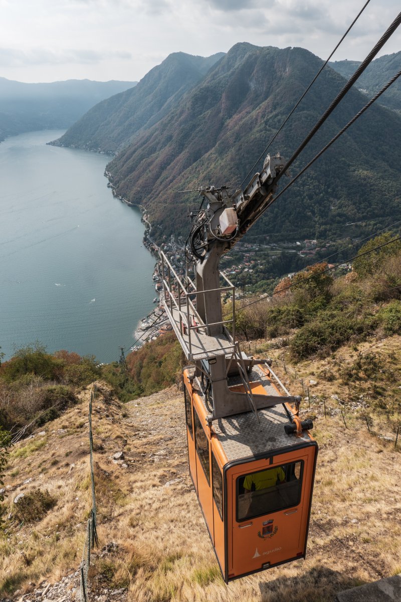 Seilbahn von Argegno nach Pigra