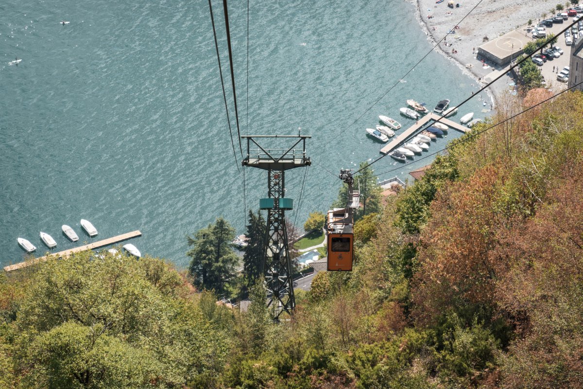 Luftseilbahn Argegno-Pigra, August 2022