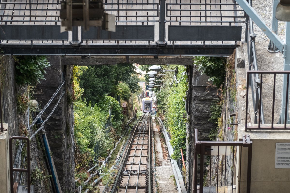 Standseilbahn Como-Brunate, August 2022