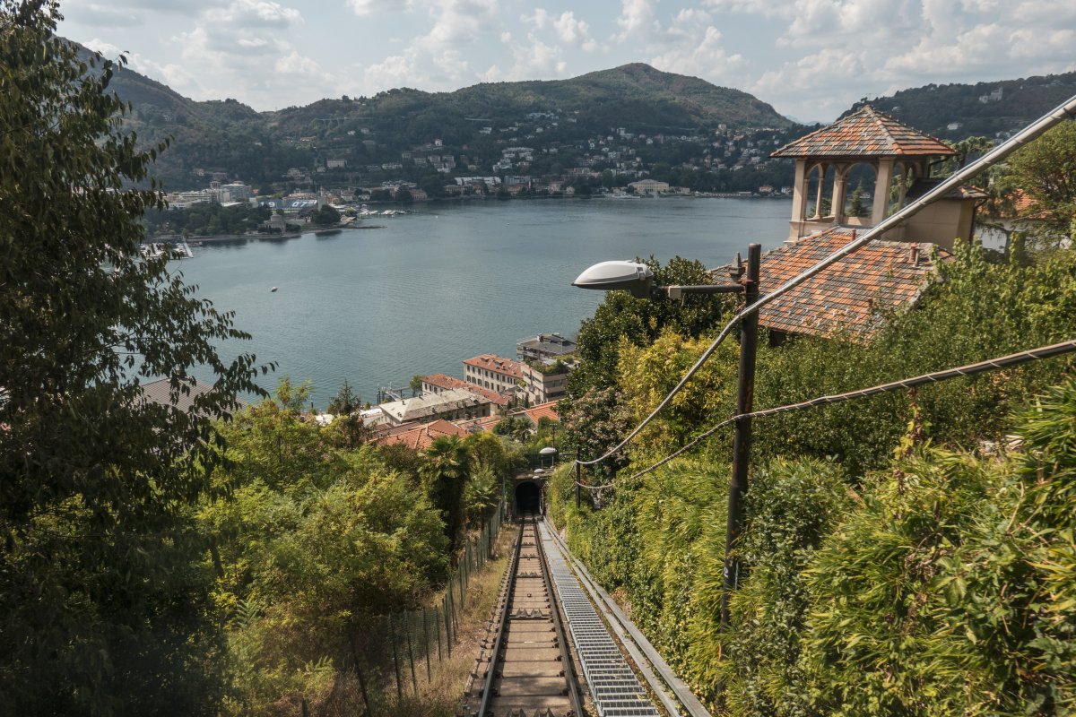 Standseilbahn Como-Brunate, August 2022