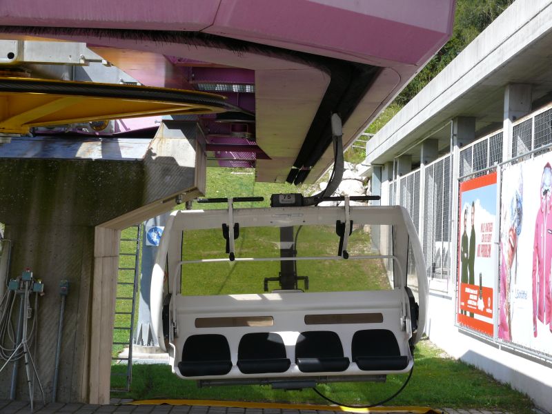 Talstation der Sesselbahn Rio Gere-Val Grande, August 2007