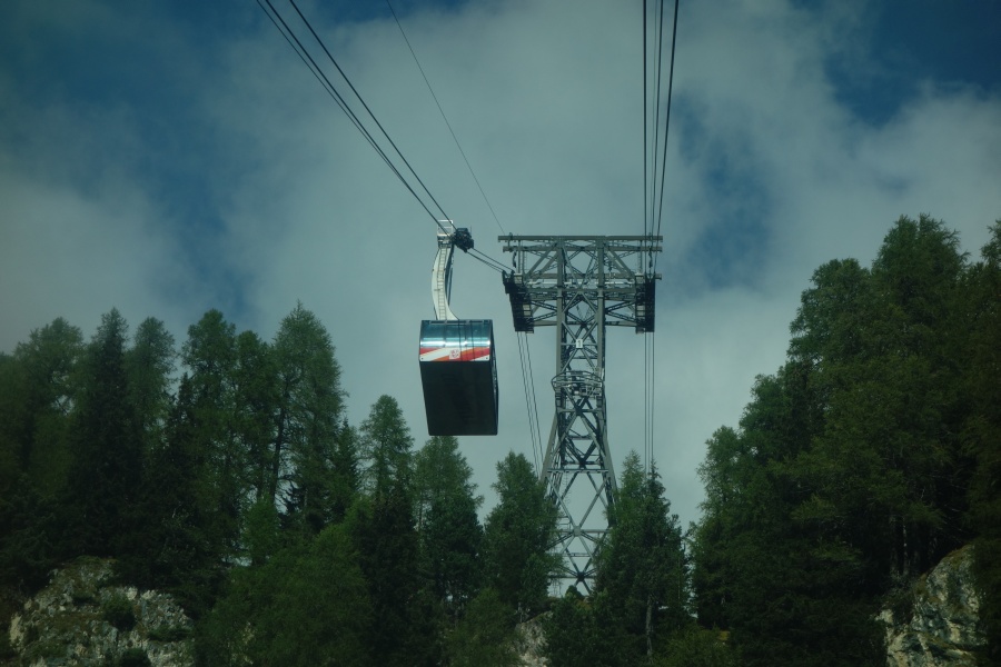 Luftseilbahn Campitello-Col Rodella, Oktober 2013