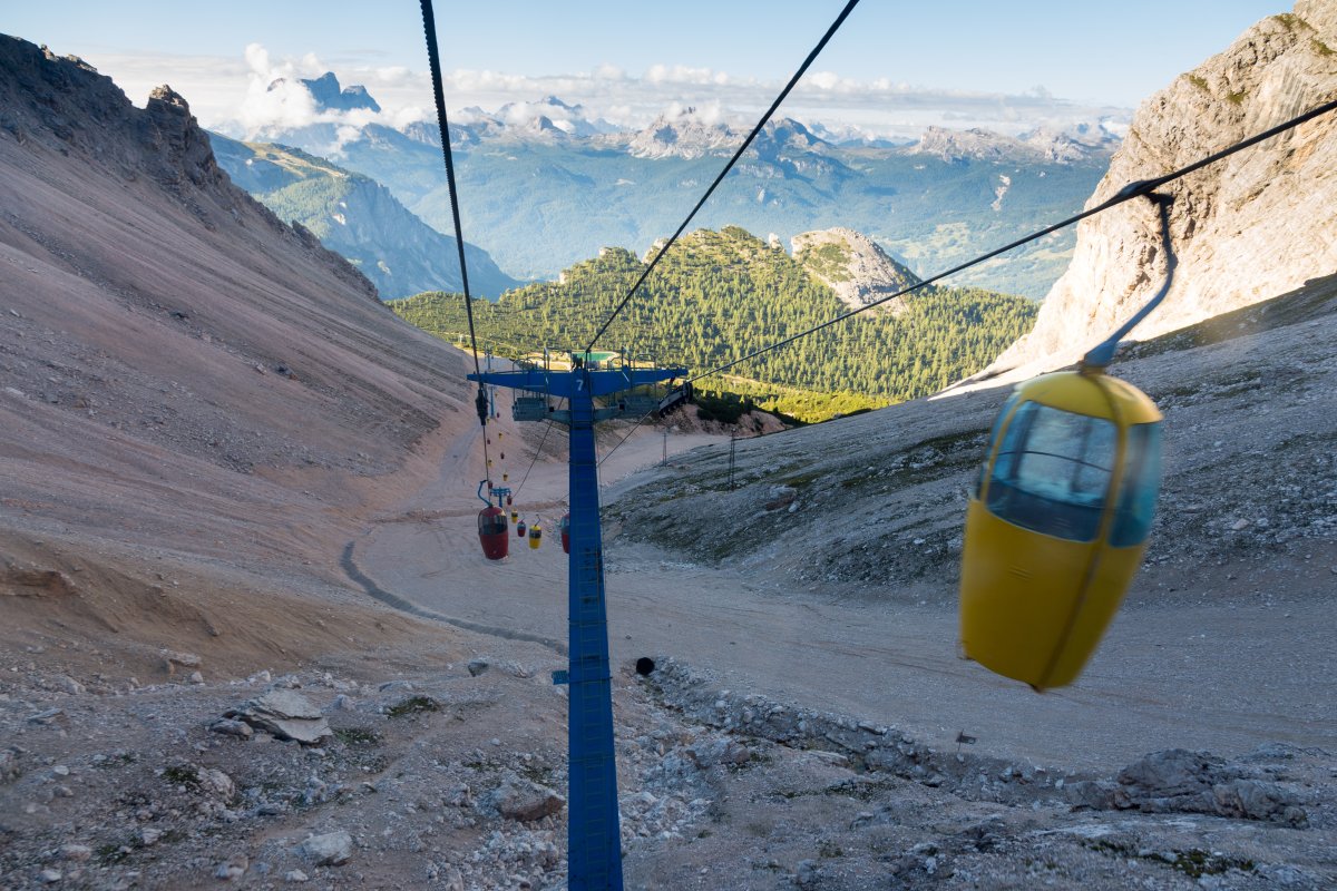 Kabinenbahn Son Forca - Forcella Staunies