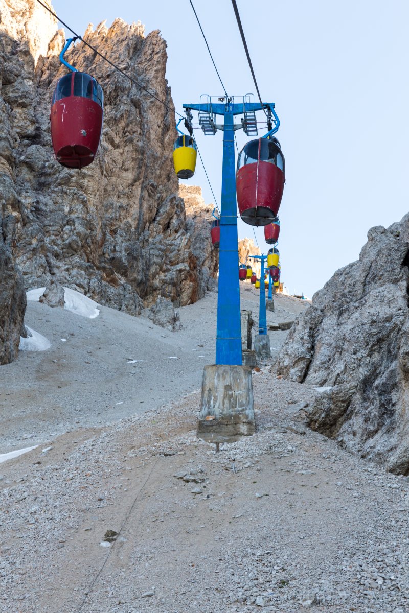 Kabinenbahn San Forca-Forcella Staunies, September 2014