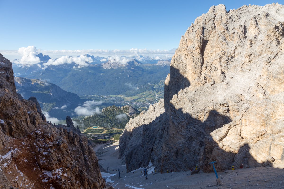 Panorama von der Forcella Staunies