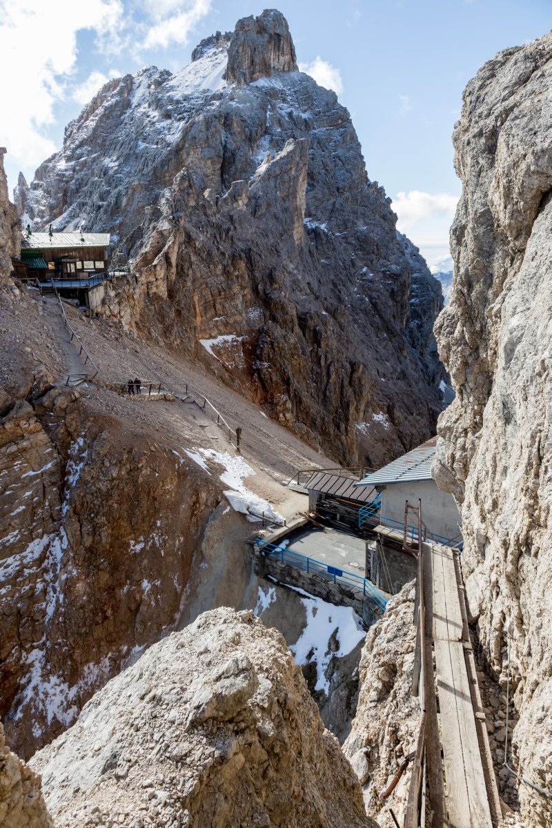 Forcella Staunies mit Rifugio