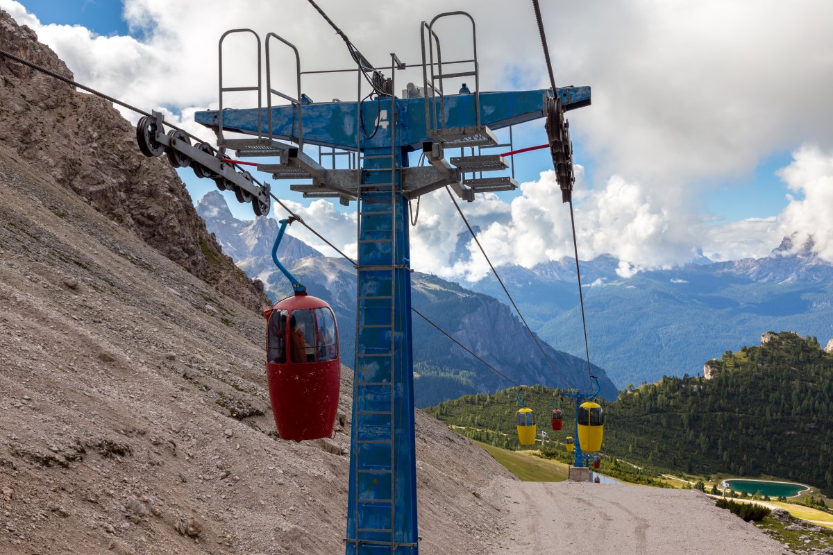 Kabinenbahn Son Forca - Forcella Staunies