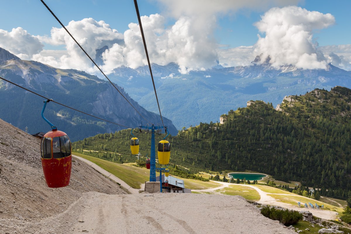 Kabinenbahn Son Forca - Forcella Staunies