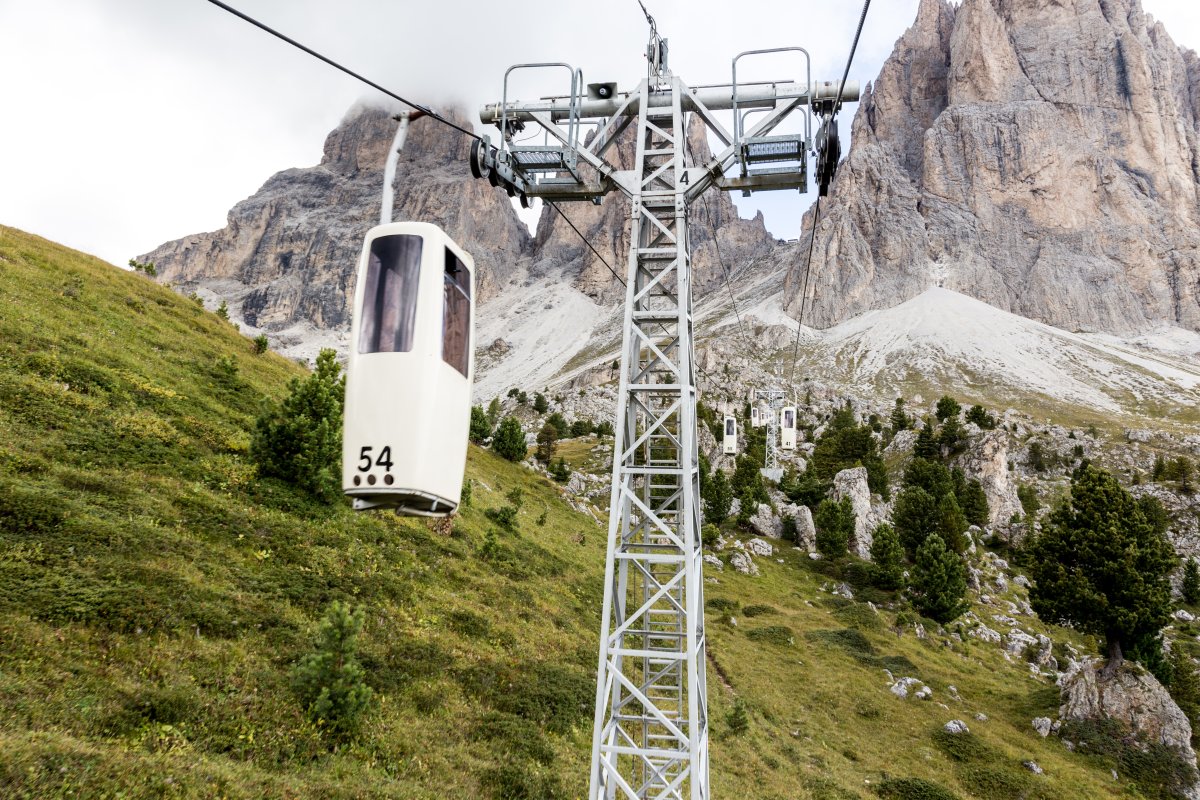 Kabinenbahn Sellajoch - Langkofelscharte