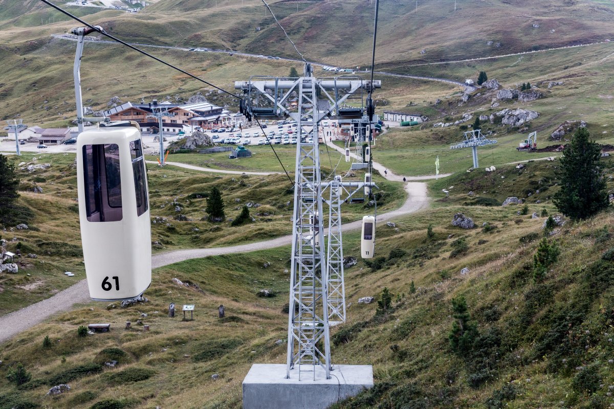 Kabinenbahn Sellajoch - Langkofelscharte