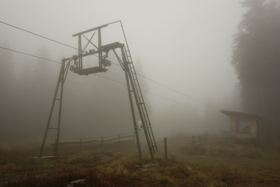 Schlepplift am Vigiljoch, Oktober 2013
