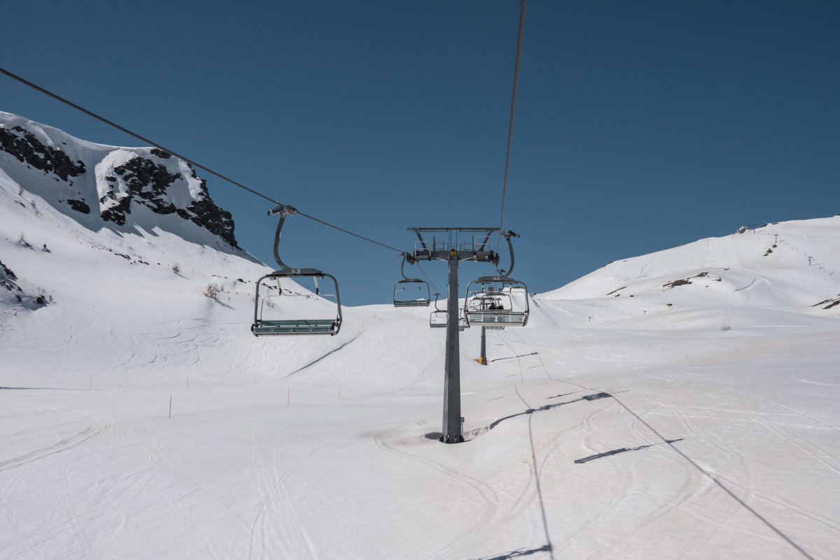 Sesselbahn Argillien, April 2024